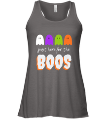 Just Here For The Boos Shirt Funny Halloween Drinking Women's Racerback Tank Women's Racerback Tank - HHHstores