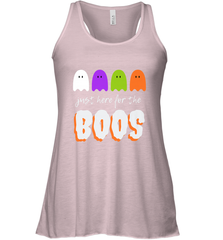 Just Here For The Boos Shirt Funny Halloween Drinking Women's Racerback Tank Women's Racerback Tank - HHHstores