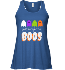 Just Here For The Boos Shirt Funny Halloween Drinking Women's Racerback Tank Women's Racerback Tank - HHHstores