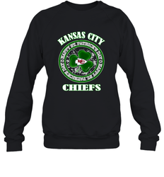 NFL Kansas City Chiefs Logo Happy St Patrick's Day Crewneck Sweatshirt