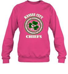 NFL Kansas City Chiefs Logo Happy St Patrick's Day Crewneck Sweatshirt Crewneck Sweatshirt - HHHstores