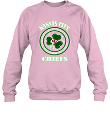 NFL Kansas City Chiefs Logo Happy St Patrick's Day Crewneck Sweatshirt Crewneck Sweatshirt - HHHstores