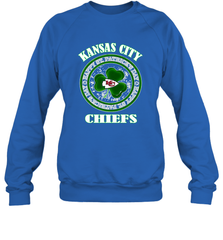 NFL Kansas City Chiefs Logo Happy St Patrick's Day Crewneck Sweatshirt Crewneck Sweatshirt - HHHstores