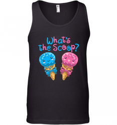 Gender Reveal Family Party Ice Cream What's the Scoop Men's Tank Top