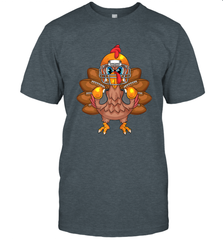 Cool Turkey Football Feathers Funny Thanksgiving Sports Gift Men's T-Shirt Men's T-Shirt - HHHstores