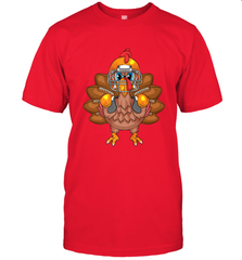 Cool Turkey Football Feathers Funny Thanksgiving Sports Gift Men's T-Shirt Men's T-Shirt - HHHstores