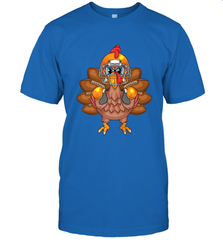 Cool Turkey Football Feathers Funny Thanksgiving Sports Gift Men's T-Shirt Men's T-Shirt - HHHstores