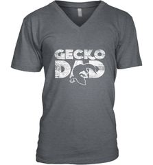 Vintage Gecko Dad  Animal Daddy Fathers Day Gecko Men's V-Neck Men's V-Neck - HHHstores