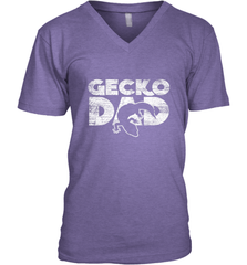 Vintage Gecko Dad  Animal Daddy Fathers Day Gecko Men's V-Neck Men's V-Neck - HHHstores