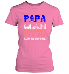 Papa Man Myth Legend Father's Day Dad Veteran Women's T-Shirt Women's T-Shirt - HHHstores
