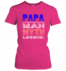 Papa Man Myth Legend Father's Day Dad Veteran Women's T-Shirt Women's T-Shirt - HHHstores