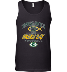 Sundays Are For Jesus and Green Bay Funny Christian Football 1 Men's Tank Top Men's Tank Top - HHHstores