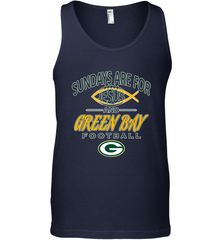 Sundays Are For Jesus and Green Bay Funny Christian Football 1 Men's Tank Top Men's Tank Top - HHHstores