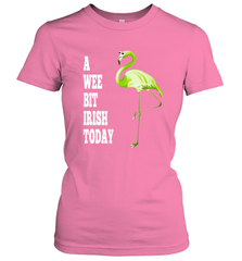 A Wee Bit Irish Today Flamingo St. Patrick's Day Women's T-Shirt Women's T-Shirt - HHHstores