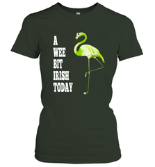A Wee Bit Irish Today Flamingo St. Patrick's Day Women's T-Shirt Women's T-Shirt - HHHstores