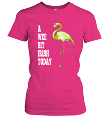 A Wee Bit Irish Today Flamingo St. Patrick's Day Women's T-Shirt Women's T-Shirt - HHHstores