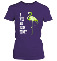 A Wee Bit Irish Today Flamingo St. Patrick's Day Women's T-Shirt Women's T-Shirt - HHHstores