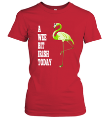 A Wee Bit Irish Today Flamingo St. Patrick's Day Women's T-Shirt Women's T-Shirt - HHHstores