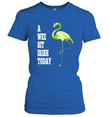 A Wee Bit Irish Today Flamingo St. Patrick's Day Women's T-Shirt Women's T-Shirt - HHHstores