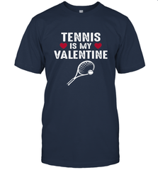 Tennis Is My Valentine Funny Gift For Women Men's T-Shirt Men's T-Shirt - HHHstores