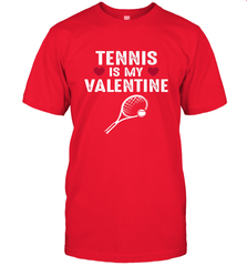 Tennis Is My Valentine Funny Gift For Women Men's T-Shirt Men's T-Shirt - HHHstores