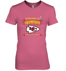 NFL Kansas City Chiefs Pro Line by Fanatics Super Bowl LIV Champions Women's Premium T-Shirt Women's Premium T-Shirt - HHHstores