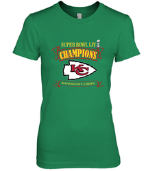 NFL Kansas City Chiefs Pro Line by Fanatics Super Bowl LIV Champions Women's Premium T-Shirt