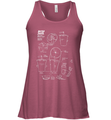 Aqua Teen Hunger Force Master Shake Sculptin Diagram Women's Racerback Tank Women's Racerback Tank - HHHstores
