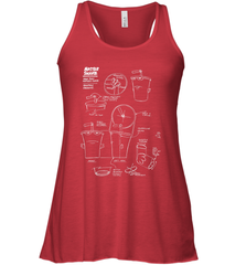 Aqua Teen Hunger Force Master Shake Sculptin Diagram Women's Racerback Tank Women's Racerback Tank - HHHstores