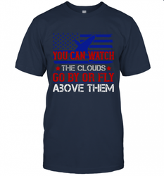 You can watch the clouds go by or fly above them 01 Men's T-Shirt
