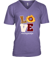 Love Hockey Mom Life Design Men's V-Neck Men's V-Neck - HHHstores