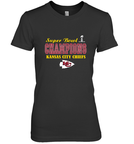 NFL super bowl Kansas City Chiefs champions Women's Premium T-Shirt Women's Premium T-Shirt / Black / XS Women's Premium T-Shirt - HHHstores