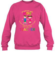 They Call Me Teacher School Kids Fun Appreciation Crewneck Sweatshirt Crewneck Sweatshirt - HHHstores