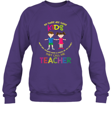They Call Me Teacher School Kids Fun Appreciation Crewneck Sweatshirt Crewneck Sweatshirt - HHHstores