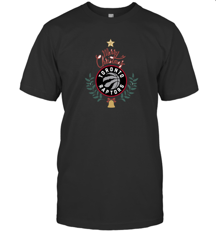 NBA Toronto Raptors Logo merry Christmas gilf Men's T-Shirt Men's T-Shirt / Black / S Men's T-Shirt - HHHstores