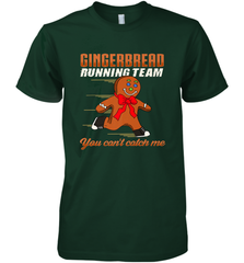 Christmas Gingerbread Man Cookie Gingerbread Running Team Men's Premium T-Shirt Men's Premium T-Shirt - HHHstores