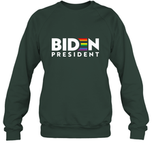 Joseph Biden For President T Shirt_ LGBT Gay Pride Rainbow Crewneck Sweatshirt Crewneck Sweatshirt - HHHstores
