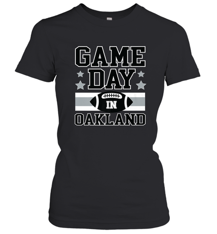 NFL Oakland Game Day Football Home Team Women's T-Shirt Women's T-Shirt / Black / S Women's T-Shirt - HHHstores