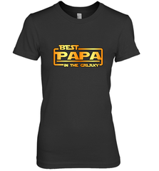 The best Papa in the galaxy Women's Premium T-Shirt Women's Premium T-Shirt - HHHstores