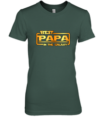 The best Papa in the galaxy Women's Premium T-Shirt Women's Premium T-Shirt - HHHstores