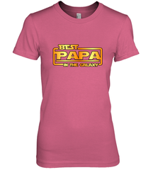 The best Papa in the galaxy Women's Premium T-Shirt Women's Premium T-Shirt - HHHstores