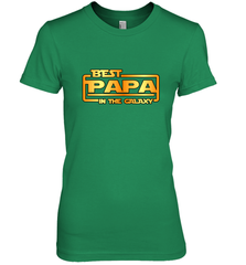 The best Papa in the galaxy Women's Premium T-Shirt Women's Premium T-Shirt - HHHstores