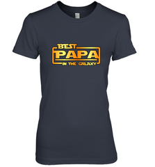 The best Papa in the galaxy Women's Premium T-Shirt Women's Premium T-Shirt - HHHstores