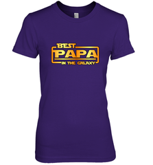 The best Papa in the galaxy Women's Premium T-Shirt Women's Premium T-Shirt - HHHstores