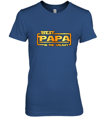 The best Papa in the galaxy Women's Premium T-Shirt Women's Premium T-Shirt - HHHstores