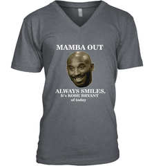 Mamba out always smiles, It's Kobe Bryant of today. Men's V-Neck Men's V-Neck - HHHstores