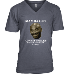 Mamba out always smiles, It's Kobe Bryant of today. Men's V-Neck Men's V-Neck - HHHstores
