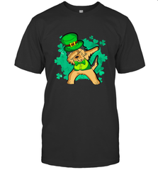 Dabbing Irish Terrier Dog Leprechaun St Patricks Day Ireland Men's T-Shirt Men's T-Shirt - HHHstores