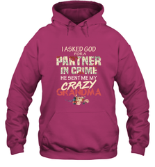 God sent me crazy grandma Hooded Sweatshirt Hooded Sweatshirt - HHHstores