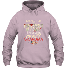 God sent me crazy grandma Hooded Sweatshirt Hooded Sweatshirt - HHHstores